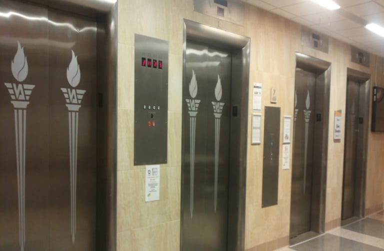 17-111 VA Wilkes-Barre Silver Elevators 02