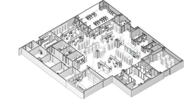 Floor plans for VA Augusta Pharmacy